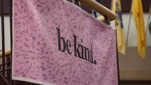 Image that says be kind