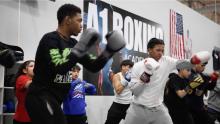 Youth boxers at A1 Boxing