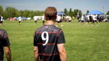 Frisbee Player on Field