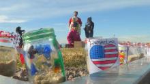 Kids at Colorado Freedom Memorial