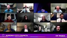 Council Members Meeting In Remote Study Session