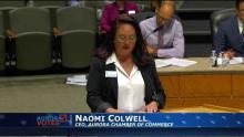 Noami Colwell CEO Aurora Chamber of Commerce 