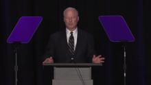 Mayor Mike Coffman Speaking at Podium
