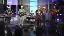 School of Rock performing Santa Claus is Coming to Town