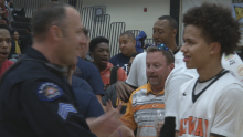 Basketball Player and APD Officer