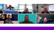 remote Study Session council members on camera