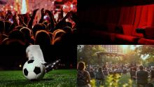 Entertainment options for multipurpose venue