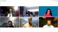 Multi-image of City Council Members meeting that links to the Nov. 4, 2024 meeting