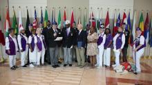 Aurora Mayor Mike Coffman joins the Military Order of the Purple Heart in Aurora chapter to announce August 7, 2025 as Purple Heart Day in our city. 