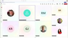 teams meeting people joining remote screen