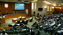 City Council Chambers during the December 1, 2025 Public Listening Session.