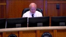 Mayor Coffman in council chambers during meeting