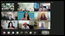 Screen shot of the Teams meeting of the Special Session of the Aurora City Council, July 20, 2026.