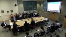 Aurora City Council in the Aurora Room for their study session on August 24, 2026.